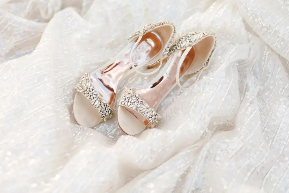 Choosing Shoes to Complement Your Utah Wedding Dress Image